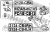 Превью - 2120-CB4 FEBEST Шарнир независимой подвески / поворотного рычага (фото 2)