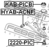 Превью - 2220-PIC FEBEST Шарнир независимой подвески / поворотного рычага (фото 2)