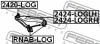 Превью - 2420-LOG FEBEST Шарнир независимой подвески / поворотного рычага (фото 2)