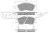 TX 12-65 TOMEX Brakes Комплект тормозных колодок, дисковый тормоз
