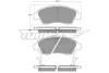 Превью - TX 12-65 TOMEX Brakes Комплект тормозных колодок, дисковый тормоз (фото 2)