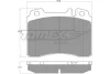 Превью - TX 12-71 TOMEX Brakes Комплект тормозных колодок, дисковый тормоз (фото 2)