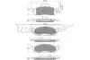 Превью - TX 12-83 TOMEX Brakes Комплект тормозных колодок, дисковый тормоз (фото 2)