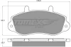 Превью - TX 13-01 TOMEX Brakes Комплект тормозных колодок, дисковый тормоз (фото 2)