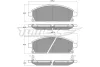 Превью - TX 14-20 TOMEX Brakes Комплект тормозных колодок, дисковый тормоз (фото 2)