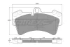 Превью - TX 14-31 TOMEX Brakes Комплект тормозных колодок, дисковый тормоз (фото 2)