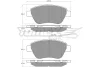 Превью - TX 14-44 TOMEX Brakes Комплект тормозных колодок, дисковый тормоз (фото 2)