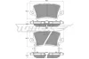 Превью - TX 14-53 TOMEX Brakes Комплект тормозных колодок, дисковый тормоз (фото 2)