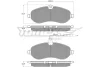 Превью - TX 14-83 TOMEX Brakes Комплект тормозных колодок, дисковый тормоз (фото 2)
