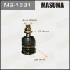 MB-1631 MASUMA Шарнир независимой подвески / поворотного рычага