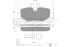 Превью - TX 15-13 TOMEX Brakes Комплект тормозных колодок, дисковый тормоз (фото 2)