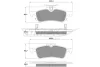 Превью - TX 15-79 TOMEX Brakes Комплект тормозных колодок, дисковый тормоз (фото 2)