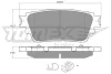 TX 15-98 TOMEX Brakes Комплект тормозных колодок, дисковый тормоз