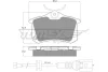Превью - TX 16-15 TOMEX Brakes Комплект тормозных колодок, дисковый тормоз (фото 2)