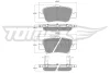 TX 16-29 TOMEX Brakes Комплект тормозных колодок, дисковый тормоз