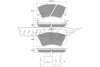 Превью - TX 16-34 TOMEX Brakes Комплект тормозных колодок, дисковый тормоз (фото 2)