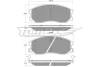 Превью - TX 16-42 TOMEX Brakes Комплект тормозных колодок, дисковый тормоз (фото 2)