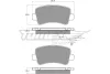 Превью - TX 16-48 TOMEX Brakes Комплект тормозных колодок, дисковый тормоз (фото 2)
