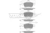 Превью - TX 16-63 TOMEX Brakes Комплект тормозных колодок, дисковый тормоз (фото 2)