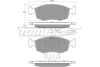 Превью - TX 16-88 TOMEX Brakes Комплект тормозных колодок, дисковый тормоз (фото 2)