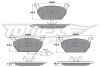 TX 17-03 TOMEX Brakes Комплект тормозных колодок, дисковый тормоз