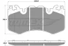 Превью - TX 17-07 TOMEX Brakes Комплект тормозных колодок, дисковый тормоз (фото 2)