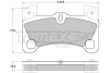 Превью - TX 17-15 TOMEX Brakes Комплект тормозных колодок, дисковый тормоз (фото 2)