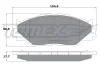 TX 17-62 TOMEX Brakes Комплект тормозных колодок, дисковый тормоз