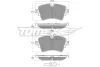 Превью - TX 17-82 TOMEX Brakes Комплект тормозных колодок, дисковый тормоз (фото 2)