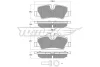 Превью - TX 17-83 TOMEX Brakes Комплект тормозных колодок, дисковый тормоз (фото 2)
