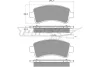 TX 18-11 TOMEX Brakes Комплект тормозных колодок, дисковый тормоз
