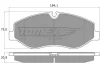 Превью - TX 18-12 TOMEX Brakes Комплект тормозных колодок, дисковый тормоз (фото 2)
