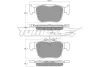 TX 18-161 TOMEX Brakes Комплект тормозных колодок, дисковый тормоз