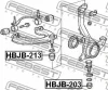 Превью - HBJB-203 FEBEST ремонтный комплект, несущие / направляющие шарниры (фото 2)