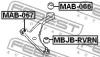 Превью - MBJB-RVRN FEBEST ремонтный комплект, несущие / направляющие шарниры (фото 2)