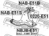 Превью - NBJB-E51 FEBEST ремонтный комплект, несущие / направляющие шарниры (фото 2)
