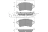 Превью - TX 18-64 TOMEX Brakes Комплект тормозных колодок, дисковый тормоз (фото 2)