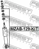 Превью - MZAB-129-KIT FEBEST Монтажный комплект, амортизатор (фото 2)