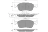 Превью - TX 18-90 TOMEX Brakes Комплект тормозных колодок, дисковый тормоз (фото 2)