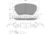Превью - TX 19-02 TOMEX Brakes Комплект тормозных колодок, дисковый тормоз (фото 2)