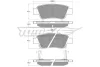 Превью - TX 19-07 TOMEX Brakes Комплект тормозных колодок, дисковый тормоз (фото 2)