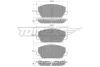 Превью - TX 19-60 TOMEX Brakes Комплект тормозных колодок, дисковый тормоз (фото 2)