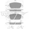 Превью - TX 19-66 TOMEX Brakes Комплект тормозных колодок, дисковый тормоз (фото 2)
