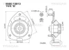 8500 13913 TRISCAN Опора стойки амортизатора