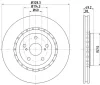 8DD 355 120-051 BEHR/HELLA/PAGID Тормозной диск