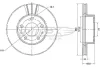 TX 70-19 TOMEX Brakes Тормозной диск