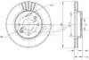 TX 70-45 TOMEX Brakes Тормозной диск