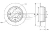 TX 70-51 TOMEX Brakes Тормозной диск