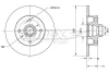 TX 70-71 TOMEX Brakes Тормозной диск