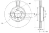 TX 71-04 TOMEX Brakes Тормозной диск